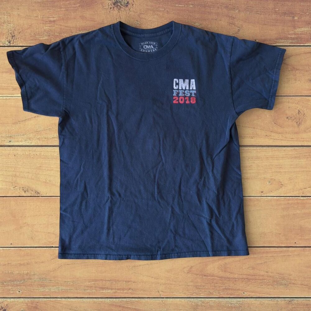 CMA Men's Black and Navy T-shirt